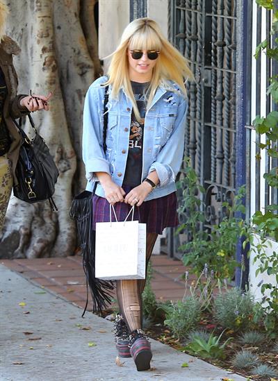 Demi Lovato getting gas in Beverly Hills 10/7/12 