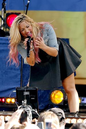 Demi Lovato -  Good Morning America  set in New York  -  6 July, 2012