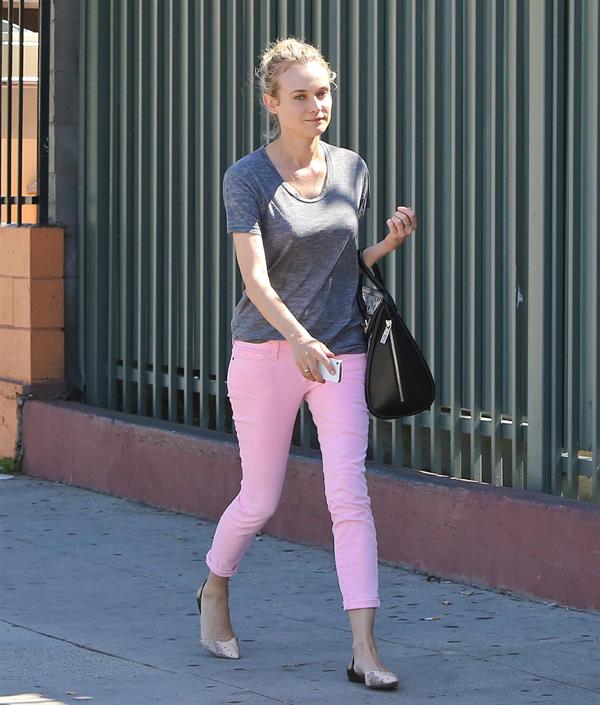 Diane Kruger at The Grove in LA 3/12/13