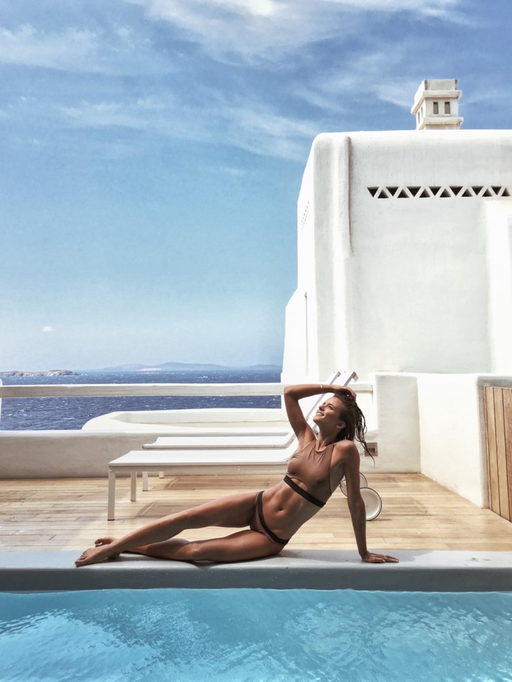 Helen Owen in a bikini