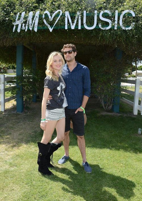 Diane Kruger attends the H&M Loves Music Coachella 2013 kick-off Event at Merv Griffin Estate in La Quinta in April 