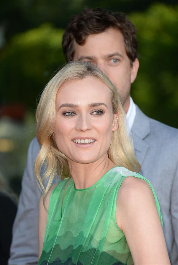 Diane Kruger arrive at the Series Premiere of F's 'The Bridge' at the DGA Theater July 8, 2013 