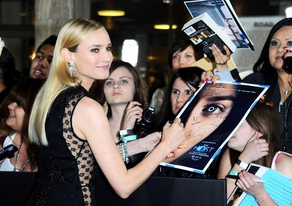 Diane Kruger Premiere of Open Road Films 'The Host' at ArcLight Cinemas Cinerama Dome in Hollywood March 19, 2013