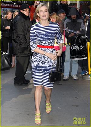 Diane Kruger at GMA studios in NYC