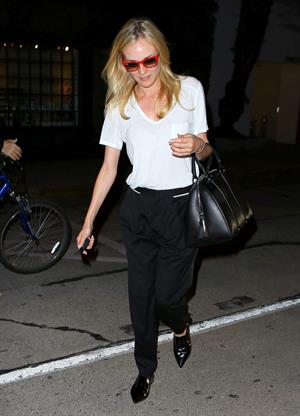 Diane Kruger leaving the salon in Beverly Hills December 5, 2012 
