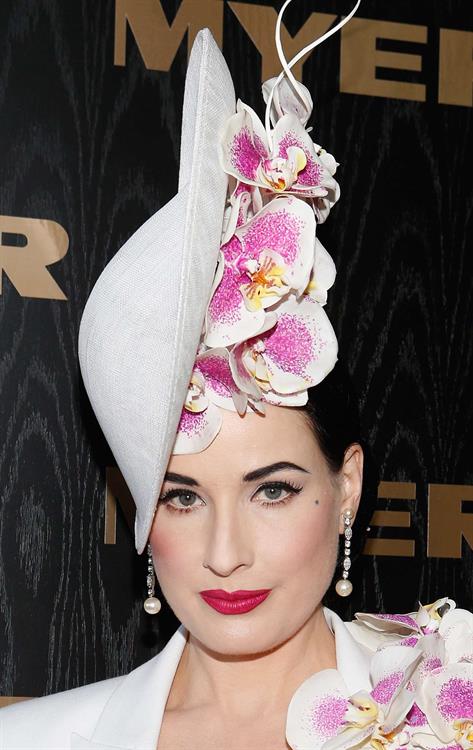 Dita Von Teese Myer Marquee Event - Melbourne Cup Day (November 5, 2013) 