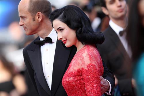 Dita Von Teese 'Behind The Candelabra' Premiere - 66th Annual Cannes Film Festival (May 21, 2013) 