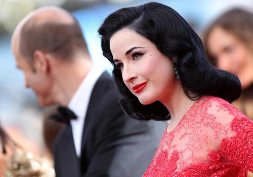 Dita Von Teese 'Behind The Candelabra' Premiere - 66th Annual Cannes Film Festival (May 21, 2013) 