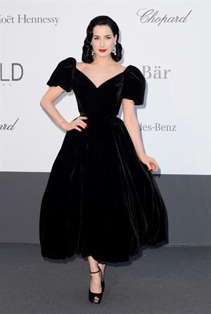 Dita Von Teese amfAR's 20th Annual Cinema Against AIDS (May 23, 2013) 