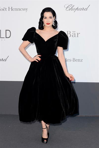 Dita Von Teese amfAR's 20th Annual Cinema Against AIDS (May 23, 2013) 