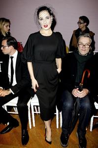 Dita Von Teese Aleis Mabille Fashion Show at Paris Fashion Week 1/21/13 
