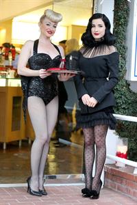 Dita Von Teese - Fragrance Launch in LA 12/15/12  