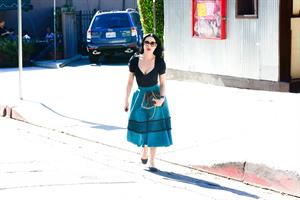 Dita von Teese Spotted on the streets of Los Angeles (November 4, 2012) 