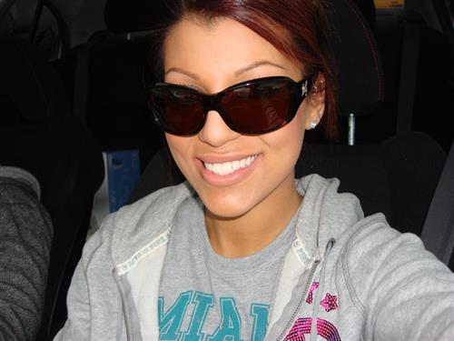 Briana Lee taking a selfie