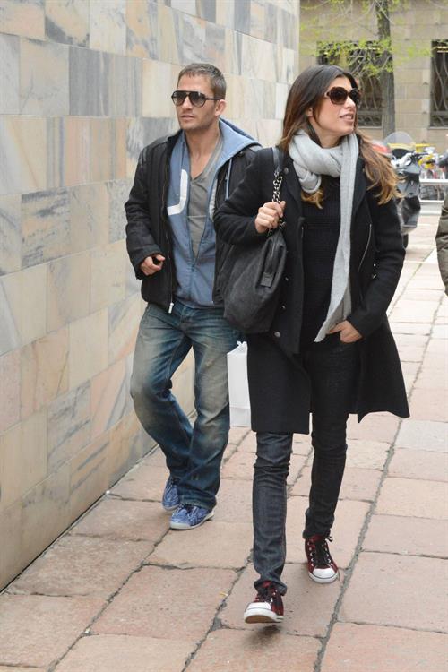 Elisabetta Canalis out and about in Milan (29.03.2013) 