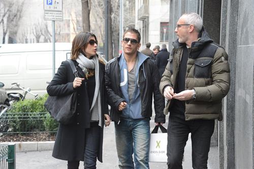 Elisabetta Canalis out and about in Milan (29.03.2013) 