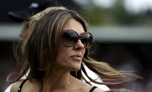 Elizabeth Hurley at Circenster Cricket Club in Cirencester- June 9, 2013 