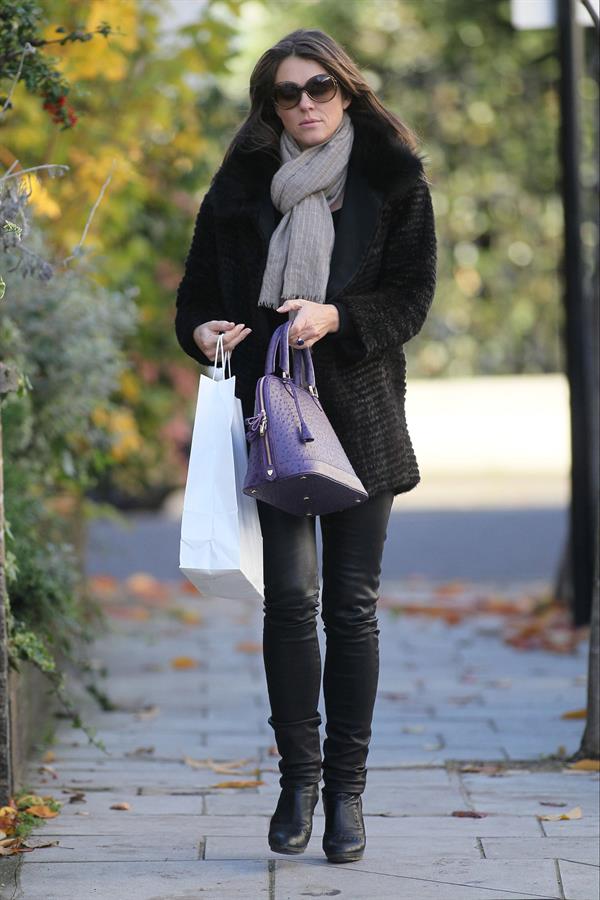 Elizabeth Hurley walking in London - November 14, 2012 