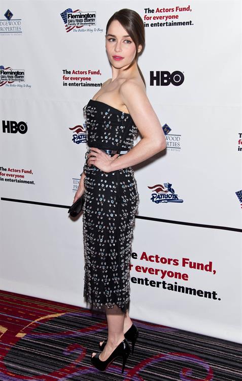 Emilia Clarke 2013 Actors Fund Gala, April 29, 2013