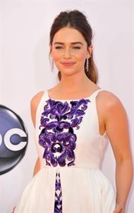 Emilia Clarke - 64th Primetime Emmys Nokia Theatre LA Sept 23, 2012