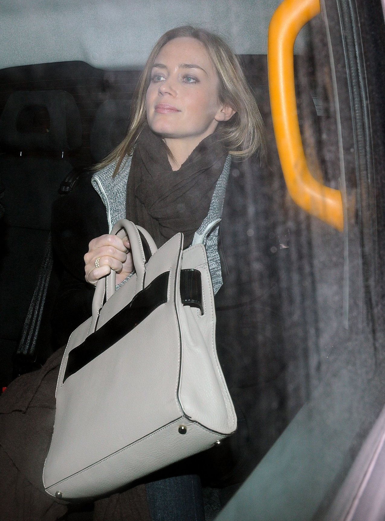Emily Blunt Dinner at Cecconi's in London, Feb 9, 2013 
