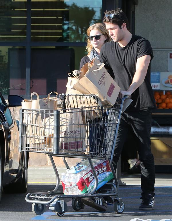 Emily VanCamp shops at Gelson's in Los Feliz 2/22/13 