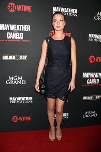 Emily VanCamp – Mayweather vs Alvarez Party 9/14/13  