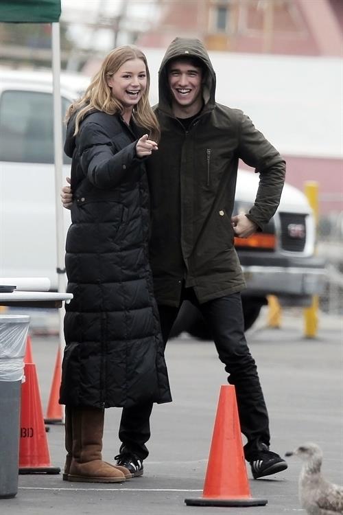 Emily VanCamp - On the Set of Revenge in Los Angeles (07.02.2013) 