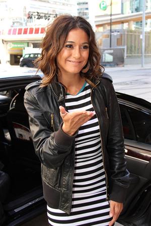 Emmanuelle Chriqui - Outside CityTV Studios in Toronto June 07, 2012