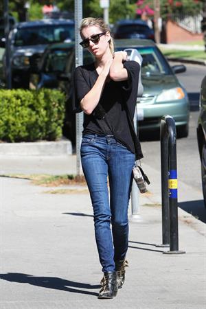 Emma Roberts walking in Hollywood 10/5/13  