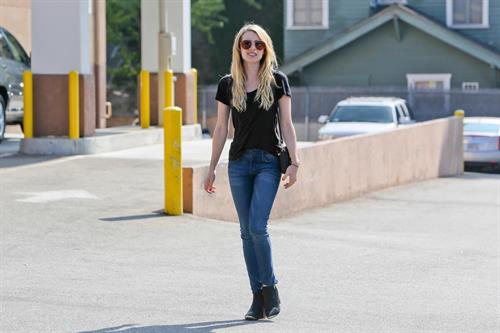 Emma Roberts in Hollywood 10/23/13  