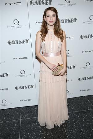 Emma Roberts Pre-Met Ball special screening of 'The Great Gatsby' in NYC 5/5/13 