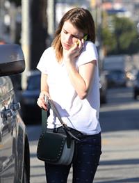 Emma Roberts - Spotted with her hearts in her boots in Santa Monica (14.02.2013) 