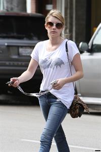 Emma Roberts Tight Jeans The Griddle Cafe And Rite Aid LA (10/09/12) 