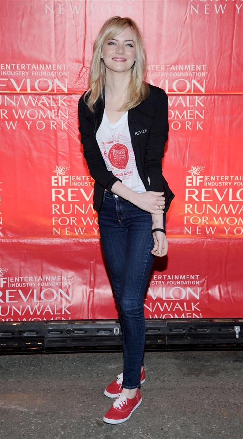 Emma Stone Revlon Run/Walk For Women in New York City - May 4, 2013 