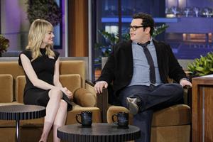 Emma Stone at The Tonight Show with Jay Leno in Burbank 1/8/13 