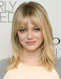 Emma Stone Revlon’s Nearly Naked makeup launch in NY 12/5/12 