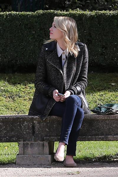 Emma Stone Pictures Emma Stone at Musee Rodin in Paris - October 4,2012