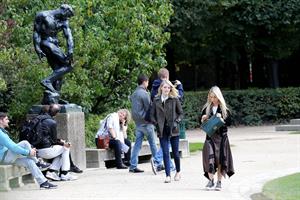 Emma Stone at Musee Rodin in Paris - October 4,2012 