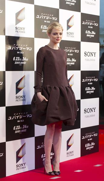 Emma Stone - The Amazing Spider-Man Press Conference in South Korea, June 14, 2012