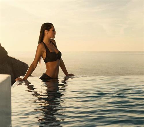 Mathilde Gøhler in a bikini