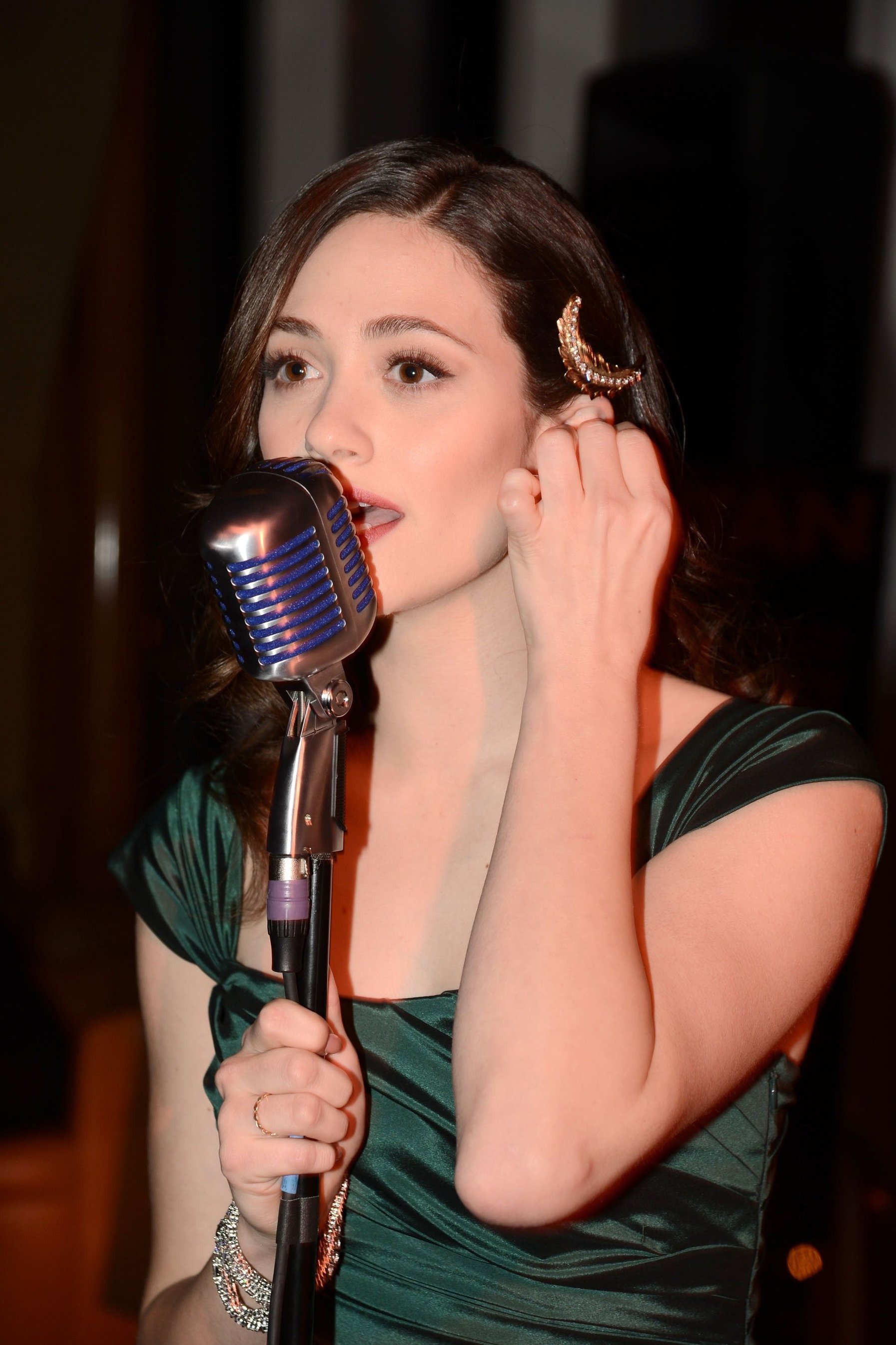 Emmy Rossum Manhattan Magazine Cover Party in New York, January 16, 2013 