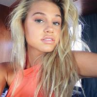 Meredith Mickelson taking a selfie