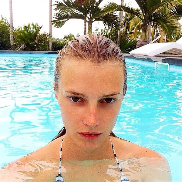 Sigrid Agren in a bikini