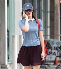 Emmy Rossum out and about in New York 10/20/12 