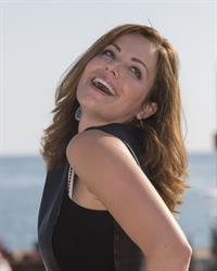 Erica Durance Saving Hope photocall at Palais des Festivals in Cannes 10/8/12 