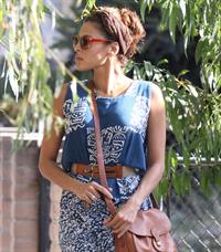 Eva Mendes - Running errands in West Hollywood - August 21, 2012
