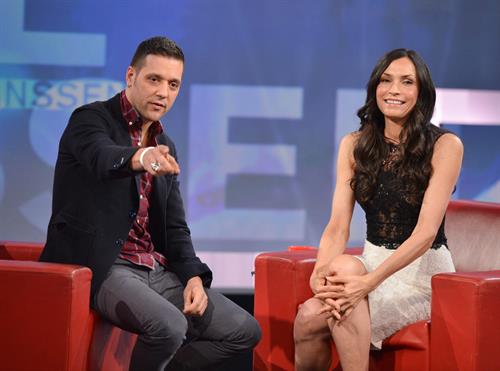 Famke Janssen Appears On  George Stroumboulopoulos Tonight  -- Toronto, Apr. 16, 2013 