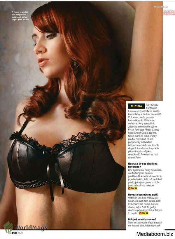 Amy Childs in lingerie