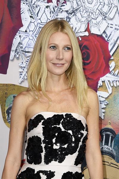 Gwyneth Paltrow Printemps Christmas Decorations Inauguration In Paris -- Nov. 7, 2013 